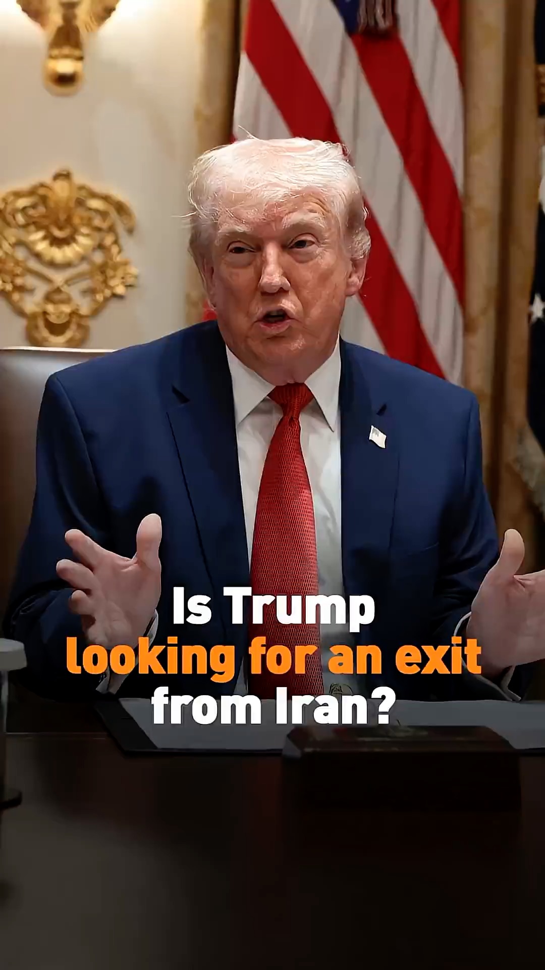 Is Trump looking for an exit from Iran?