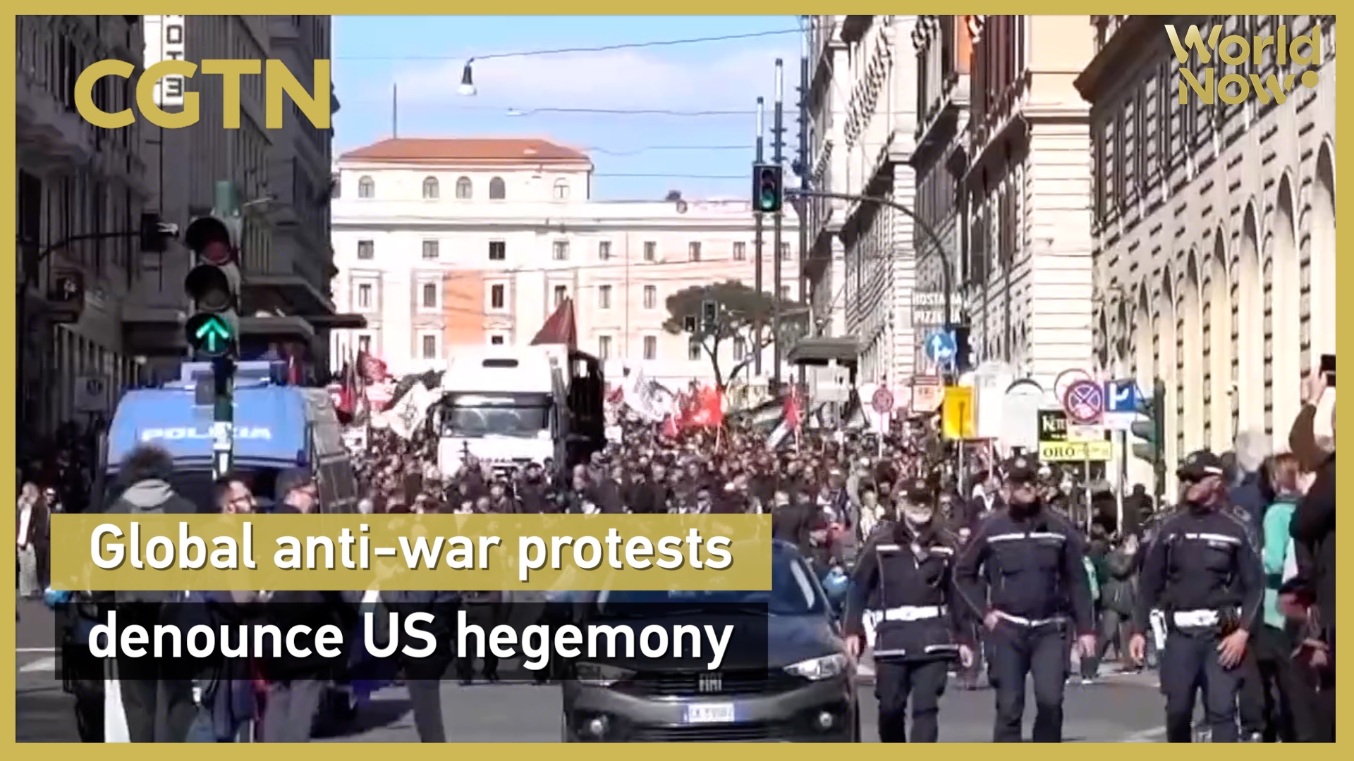 Global anti-war protests denounce US hegemony