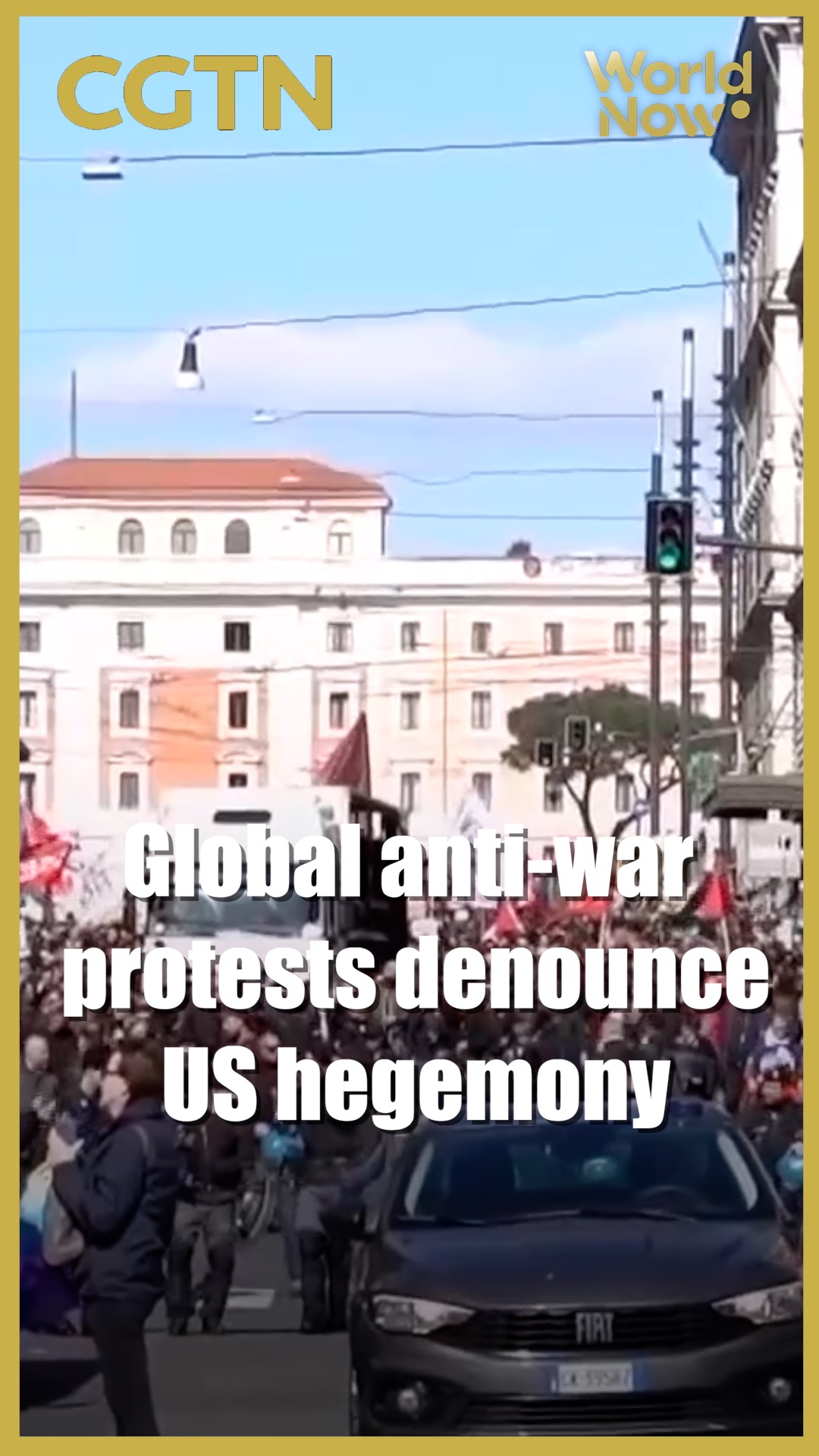 Global anti-war protests denounce US hegemony