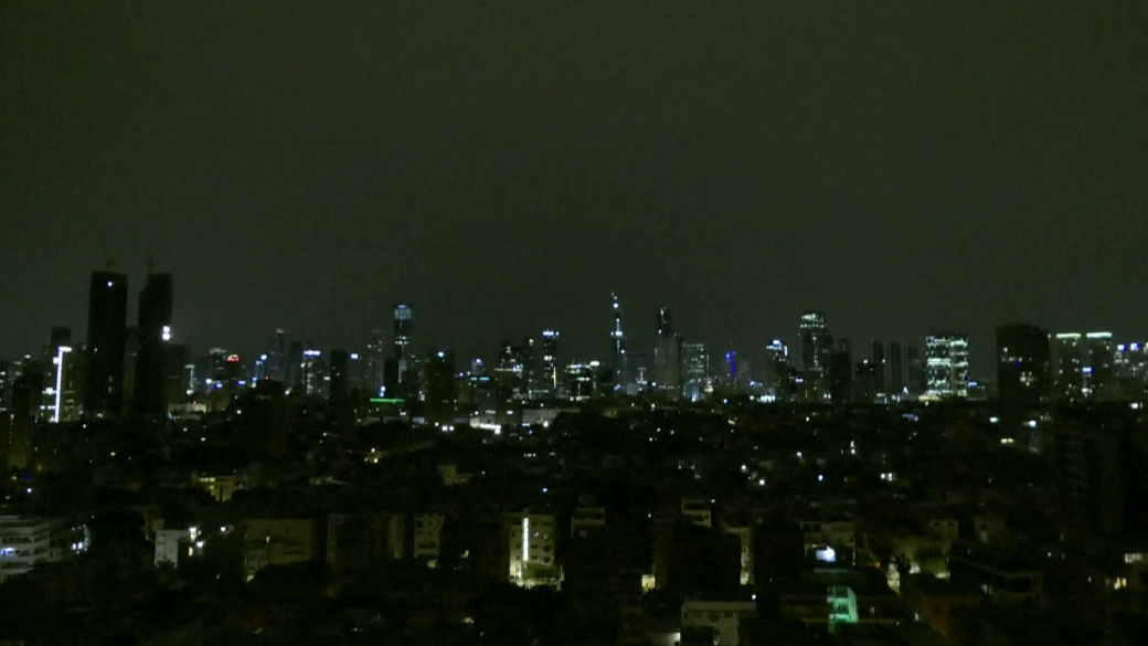 Live view of the Tel Aviv skyline