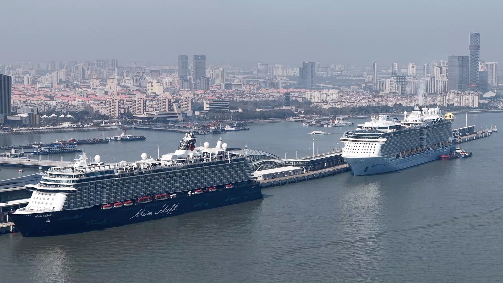 Record-breaking weekend at Shanghai cruise port
