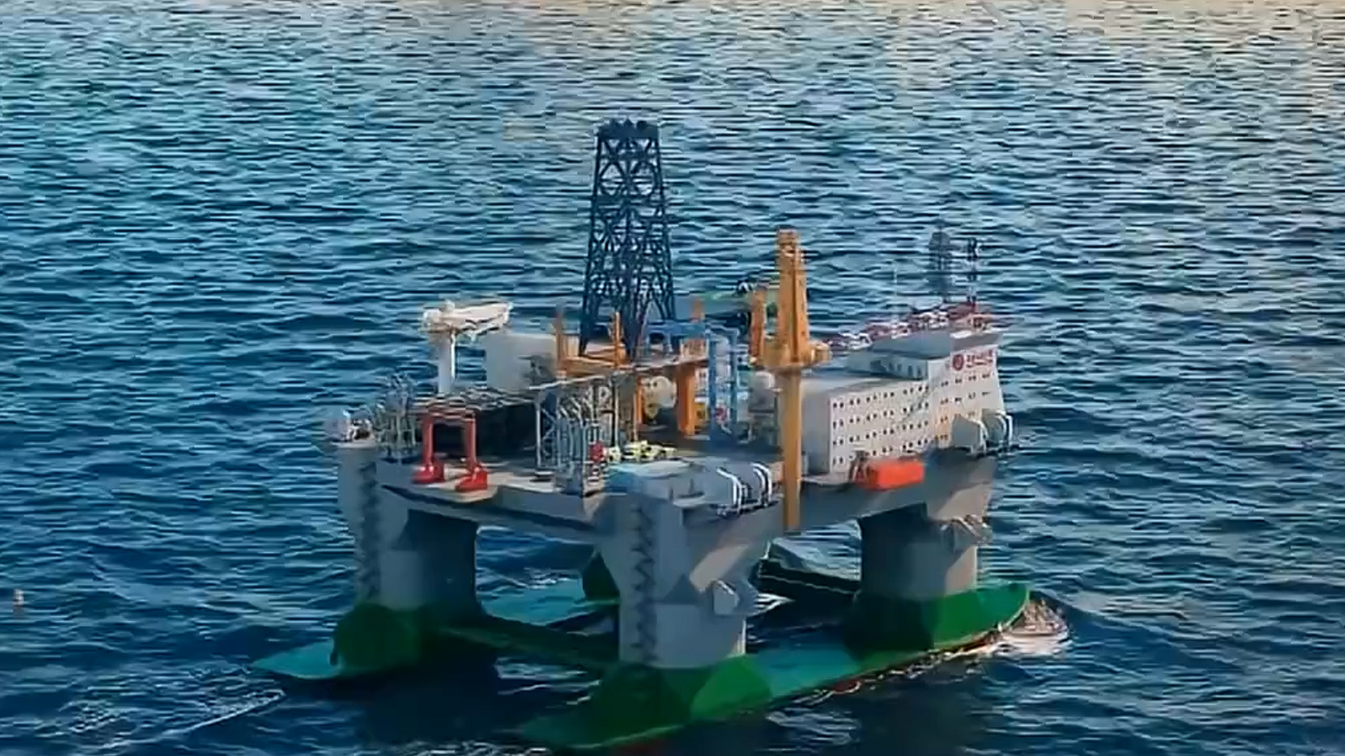 China launches 'deep-sea floating island' for scientific research