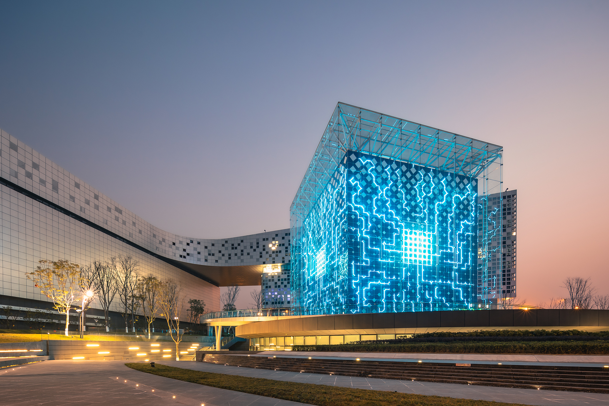 The Chengdu Supercomputing Center, a key digital infrastructure project completed in 2021, highlights the city's push to integrate technology with cultural and creative industries. /VCG
