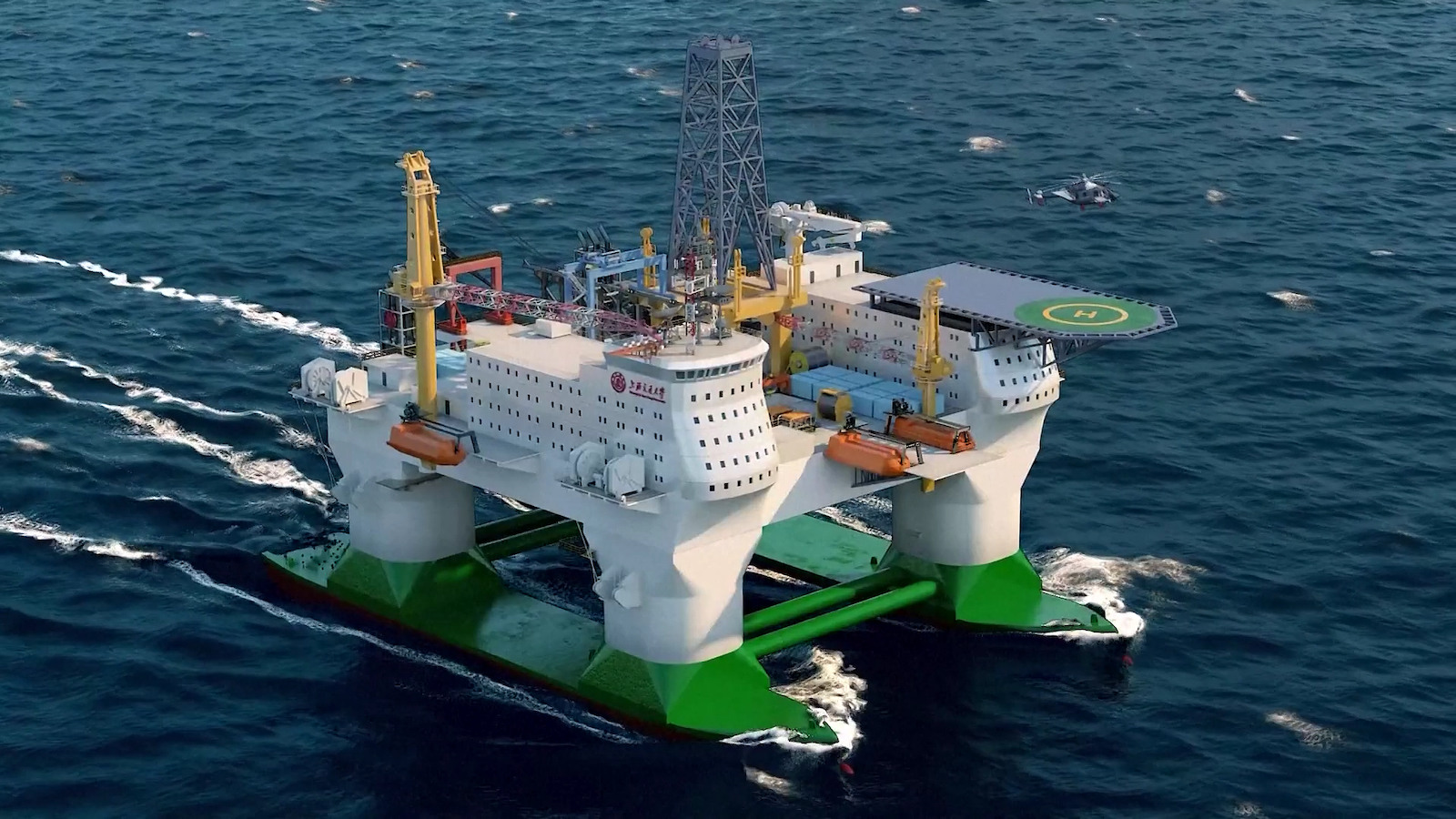 Construction of large marine research platform starts in Shanghai