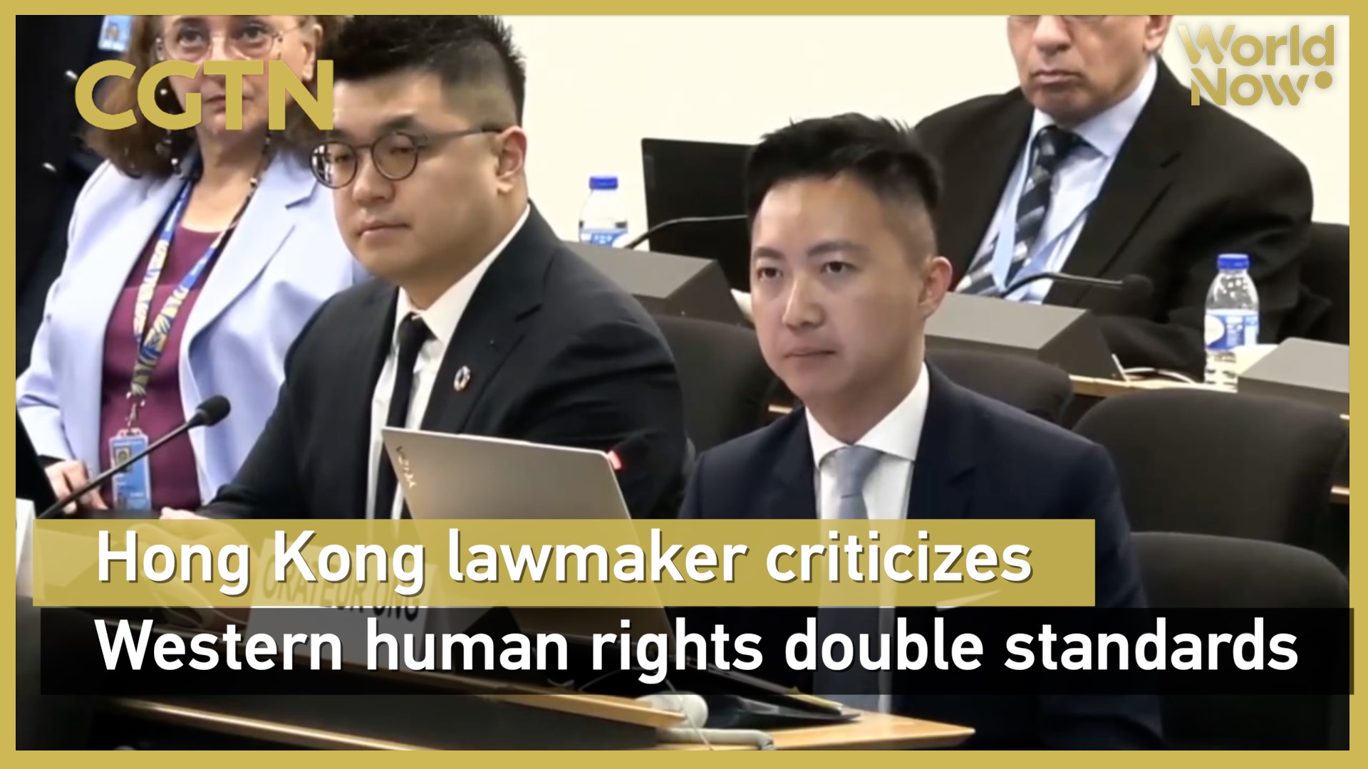Hong Kong lawmaker criticizes Western human rights double standards