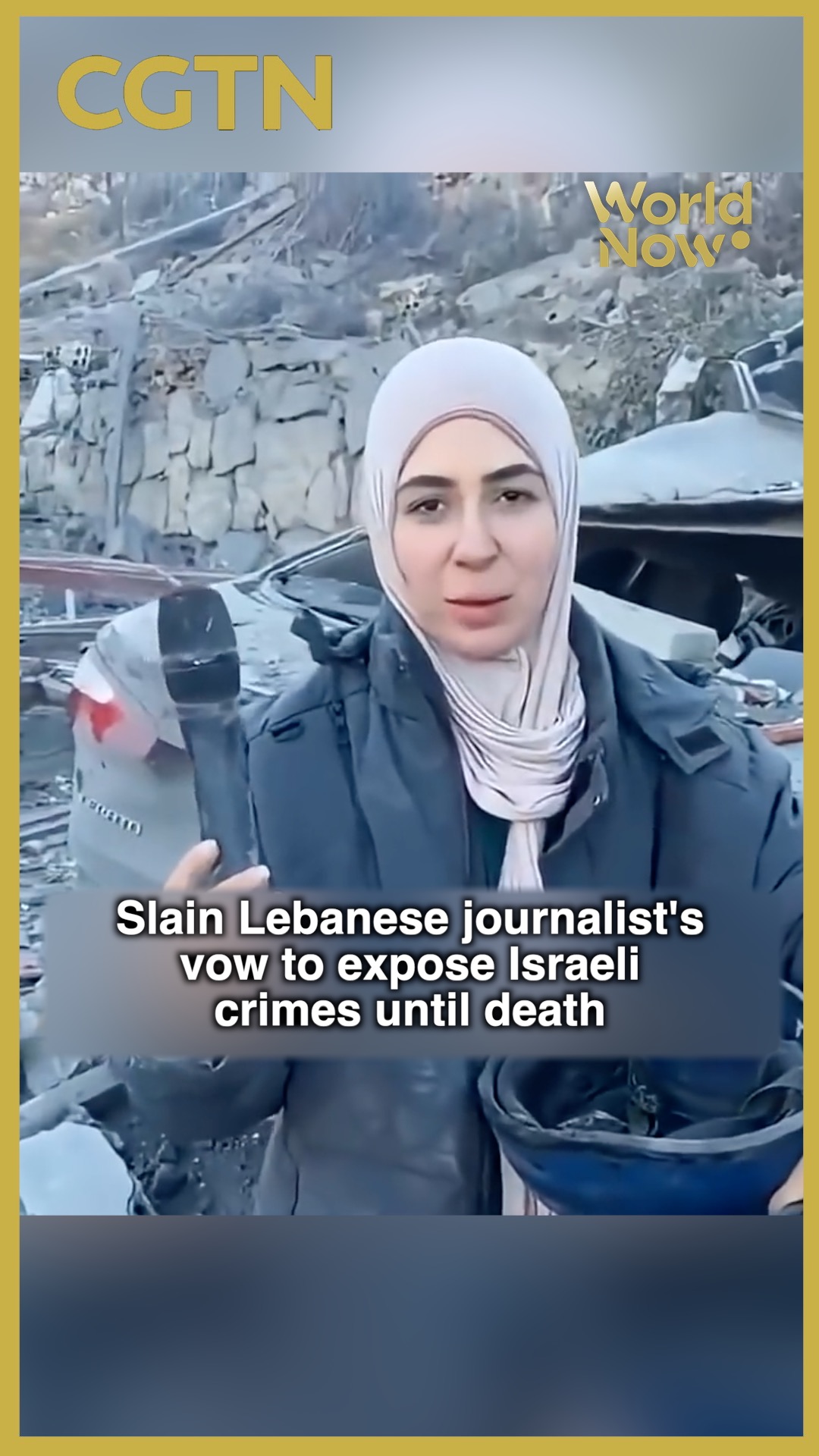 Slain Lebanese journalist's vow to expose Israeli crimes until death 