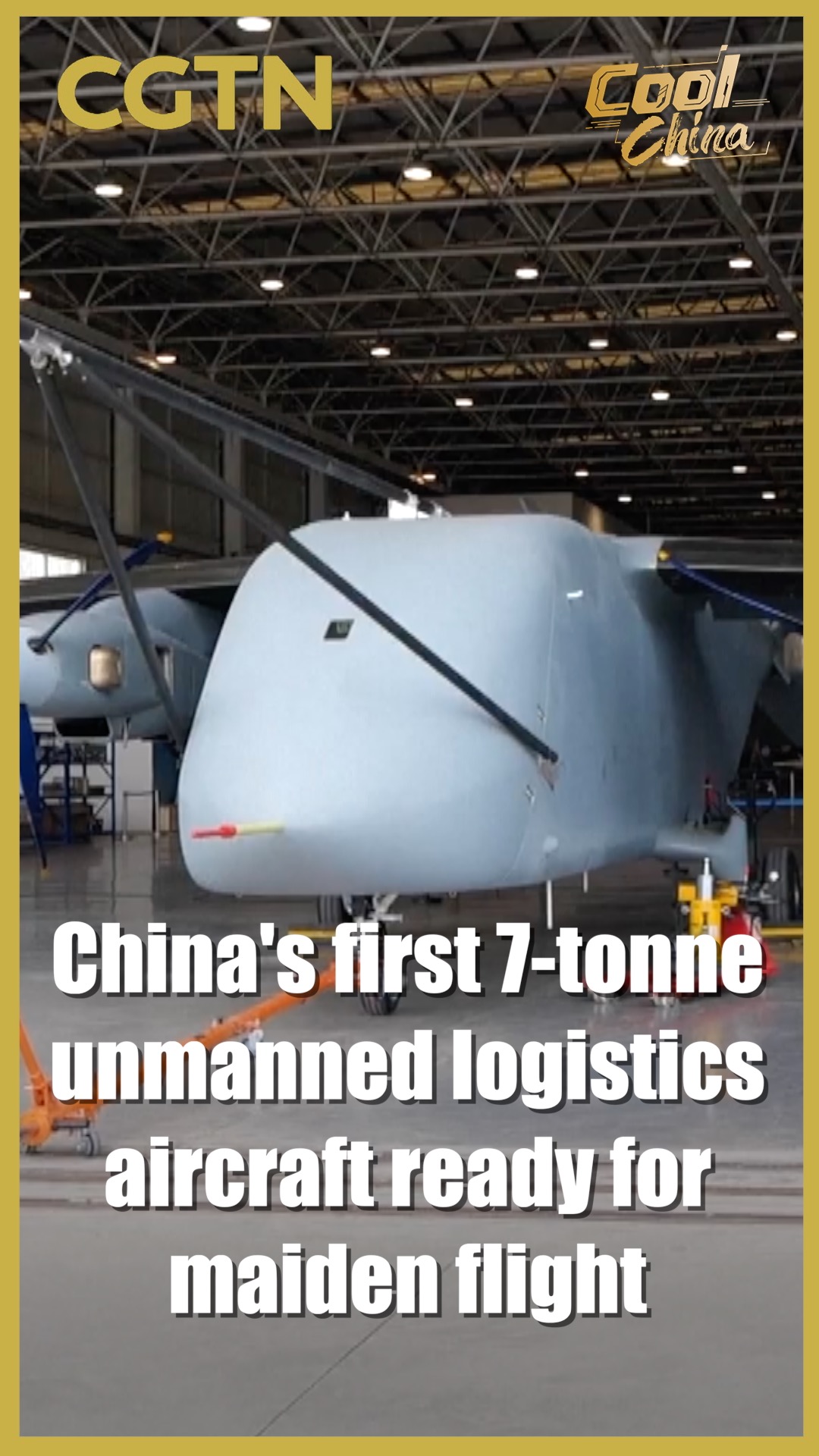 China's first 7-tonne unmanned logistics plane completes maiden flight