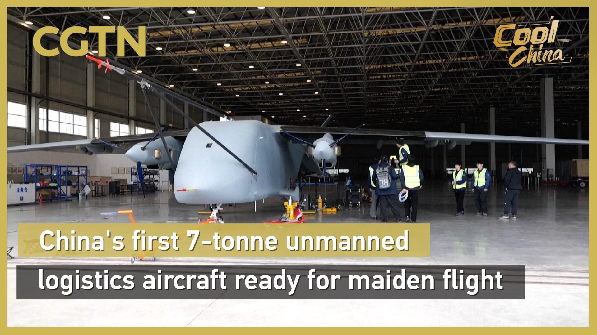 China's first 7-tonne unmanned logistics plane completes maiden flight
