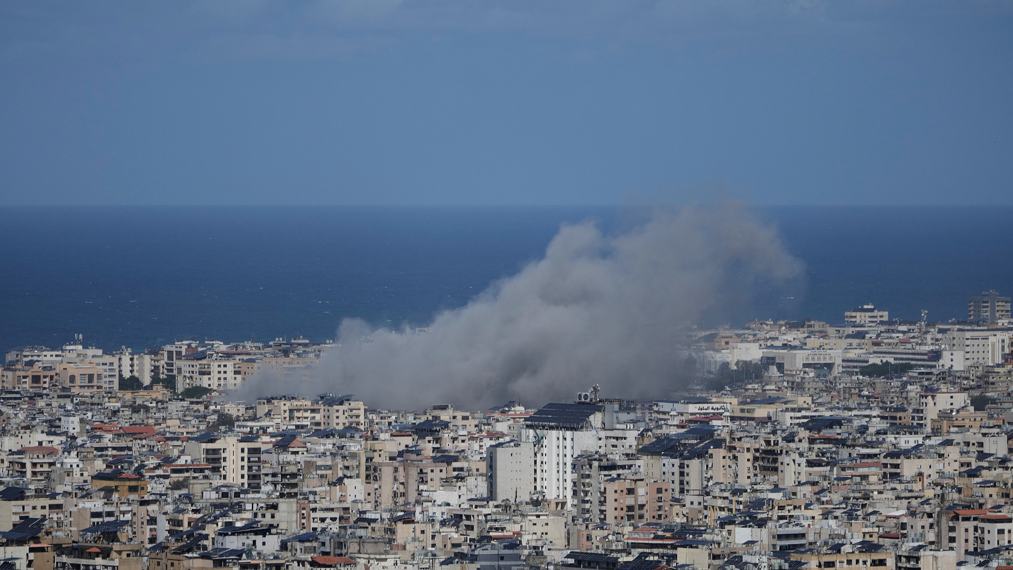 Live view of Beirut's skyline