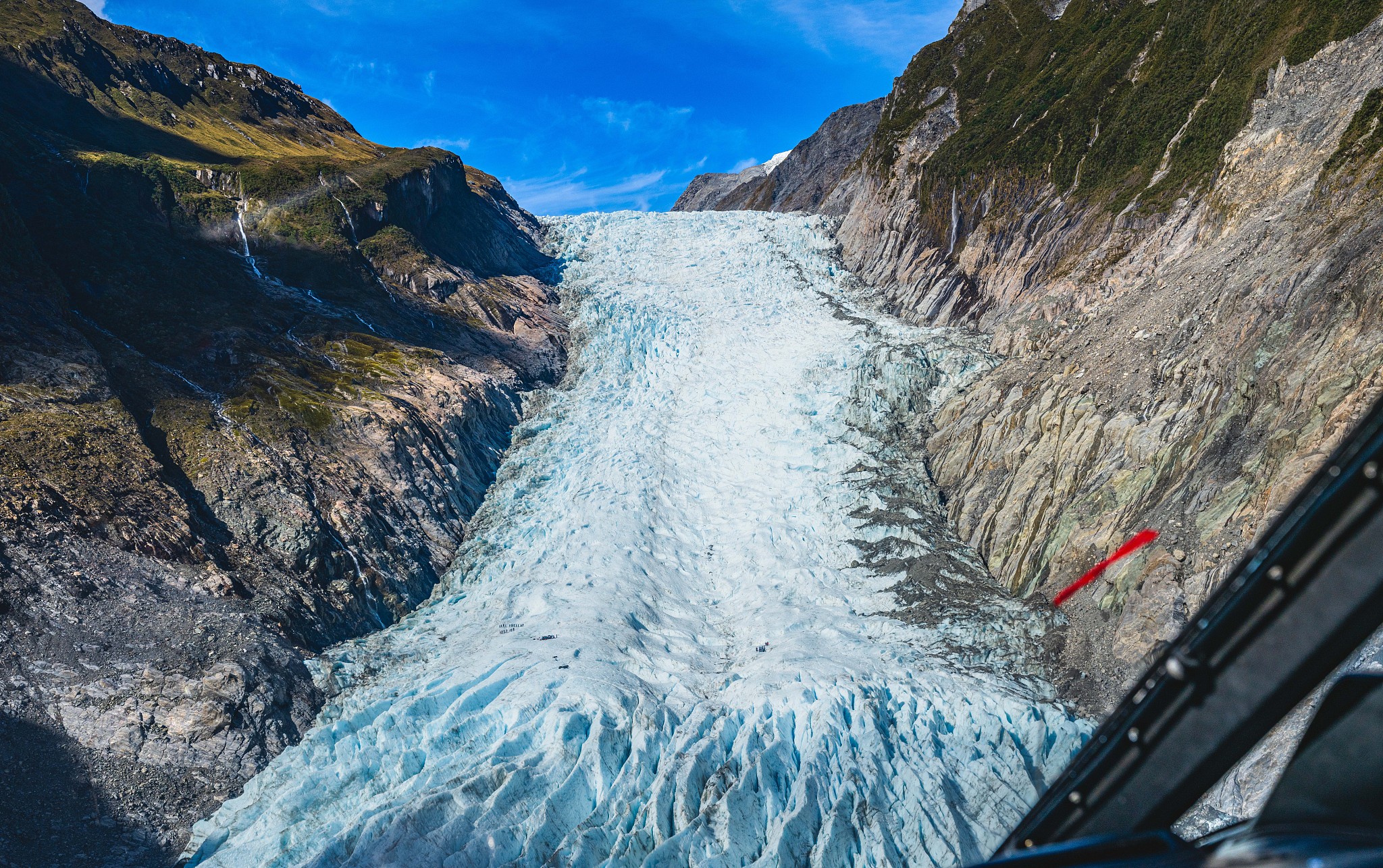 A view of the Fox Glacier in the Southern Alps mountain range, New Zealand, April 21, 2025. /VCG