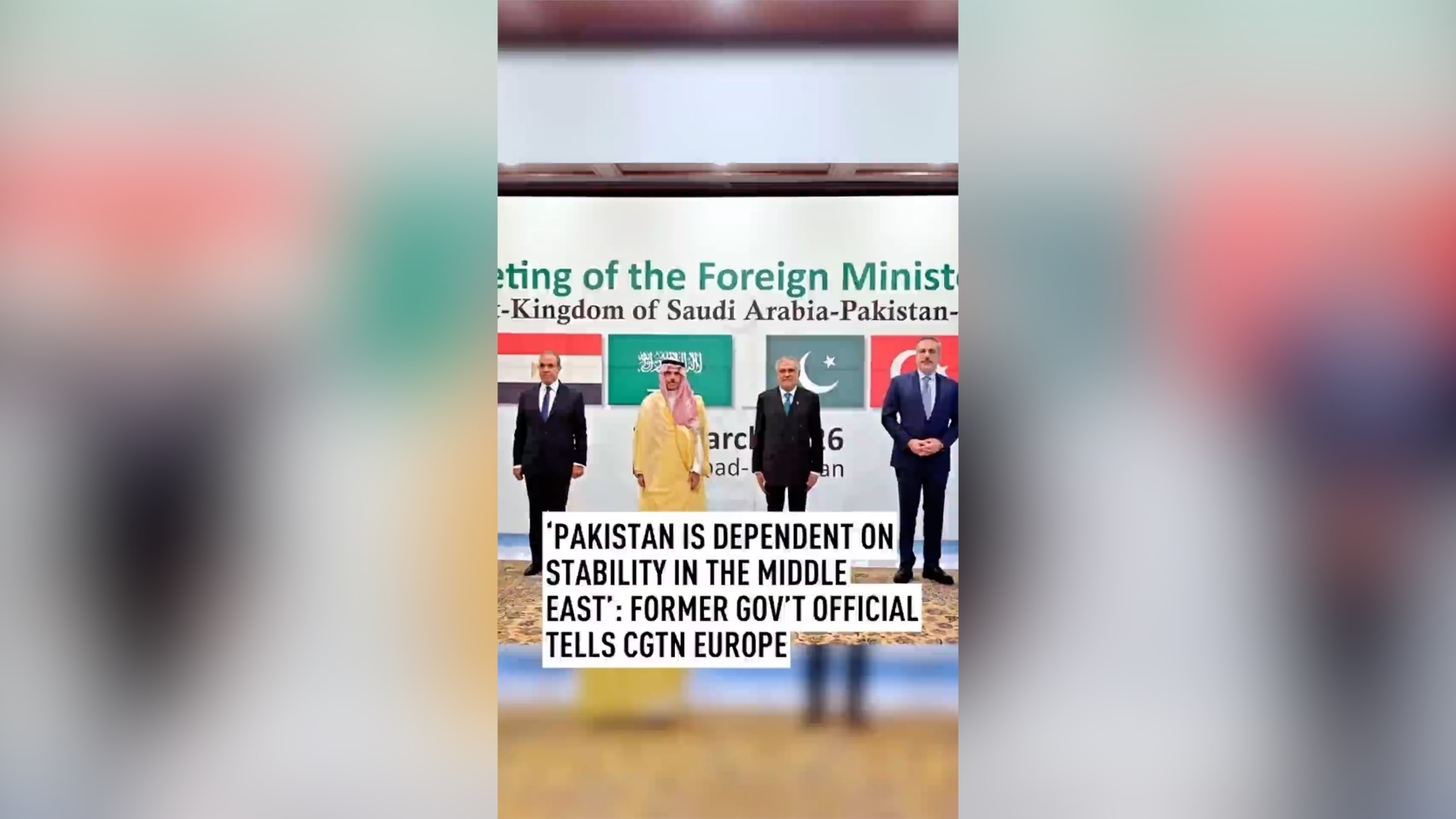 Pakistan seeks to play a mediating role in the Middle East conflict