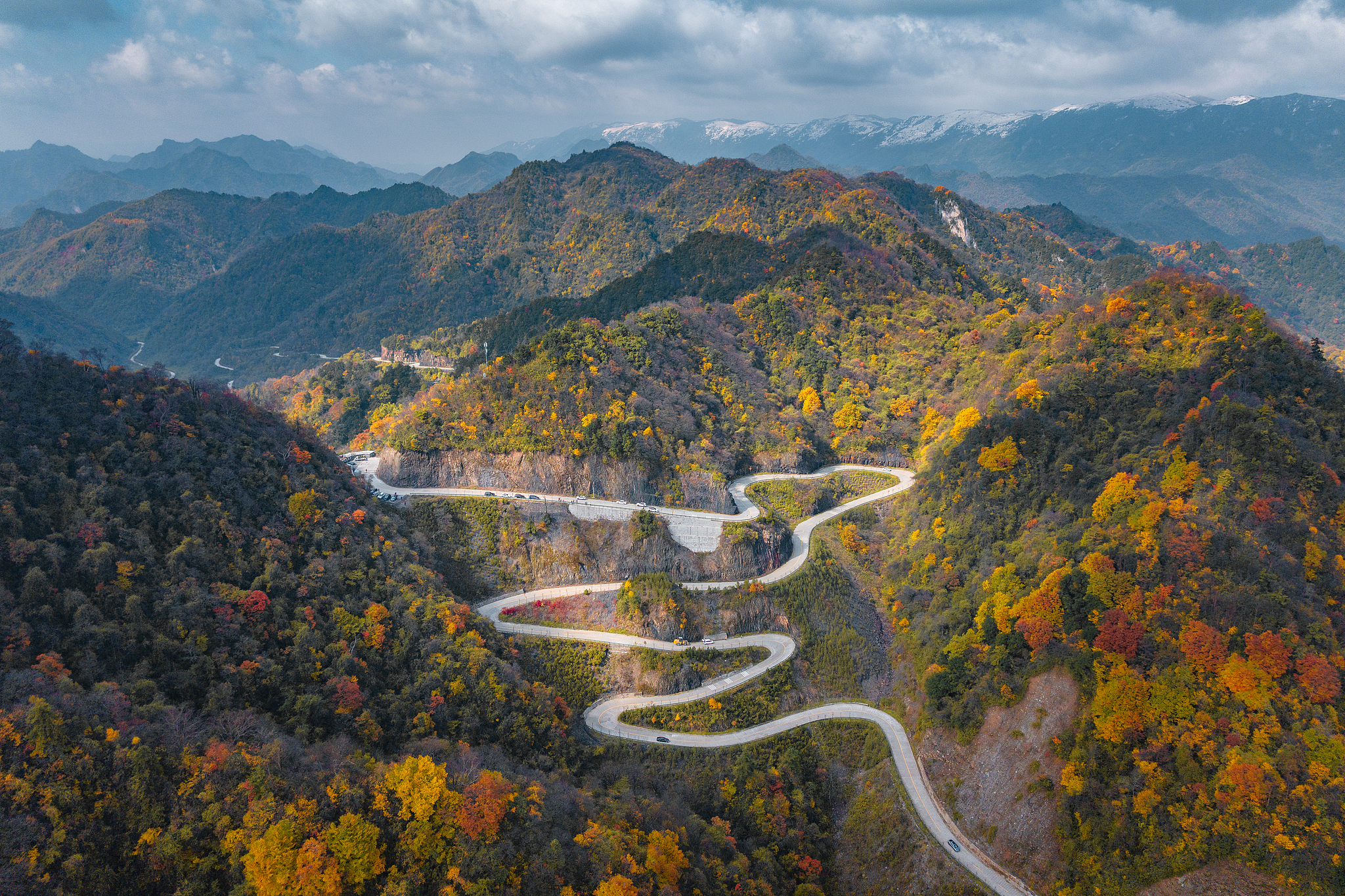 The Qinling Mountains in Liuba County, Shaanxi Province, northwest China. /VCG