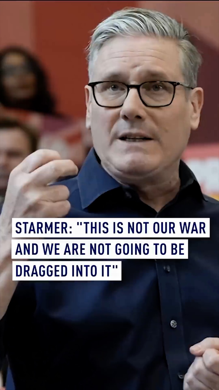 Starmer: This is not our war, we are not going to be dragged into it