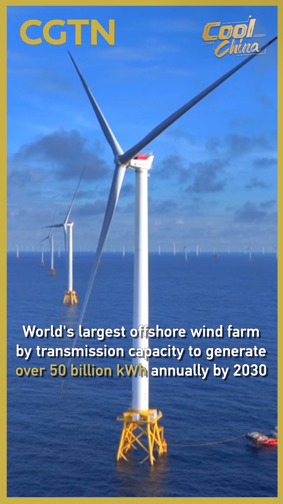 World's largest offshore wind farm by transmission capacity to generate over 50 bln kWh a year by 2030