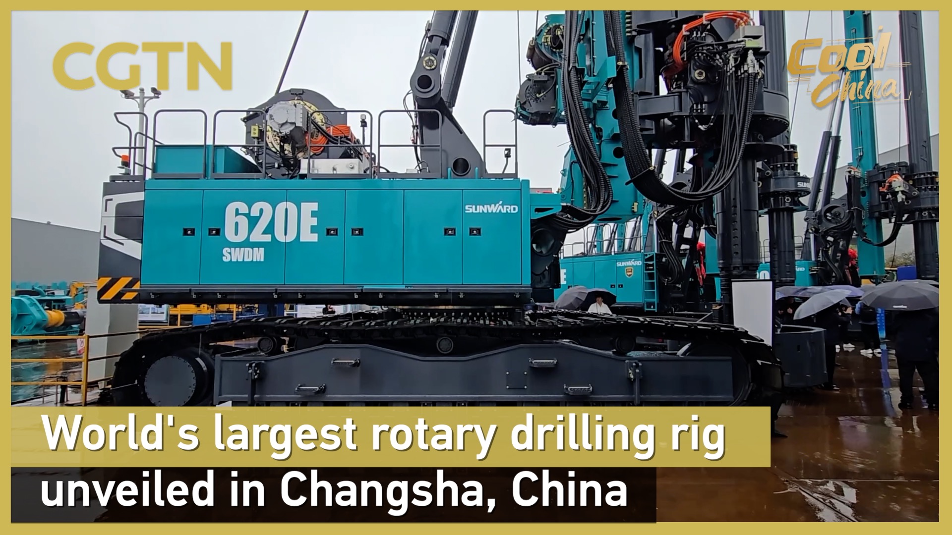 World's largest rotary drilling rig unveiled in Changsha, China