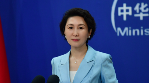 Chinese Foreign Ministry spokesperson Mao Ning at a press conference, Beijing, April 1, 2026. /Chinese Foreign Ministry