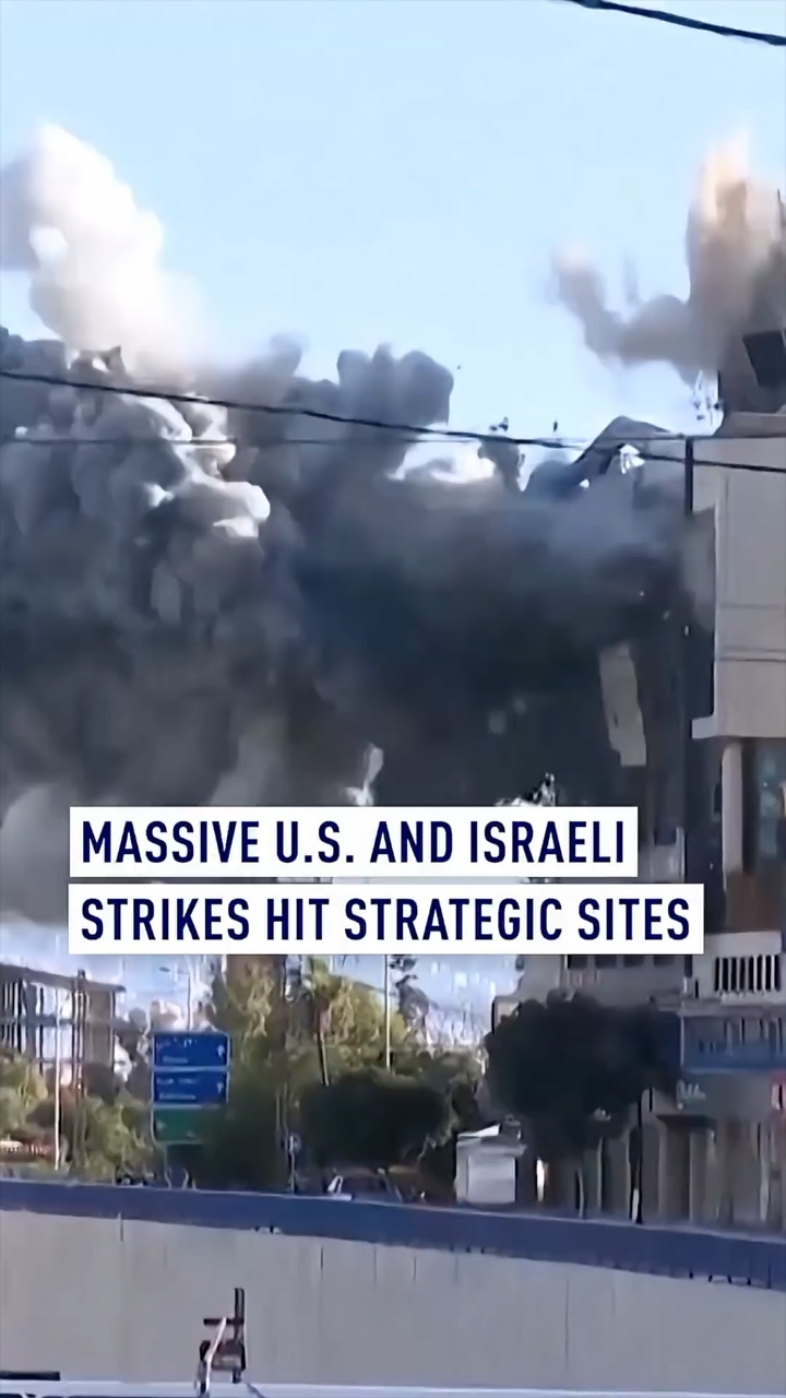 Massive US and Israeli strikes hit Strategic sites