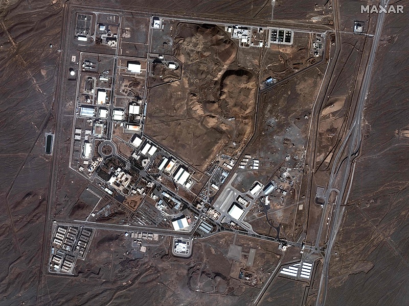 This handout satellite image provided by Maxar Technologies shows the Natanz nuclear enrichment facility in central Iran, January 24, 2025. /VCG