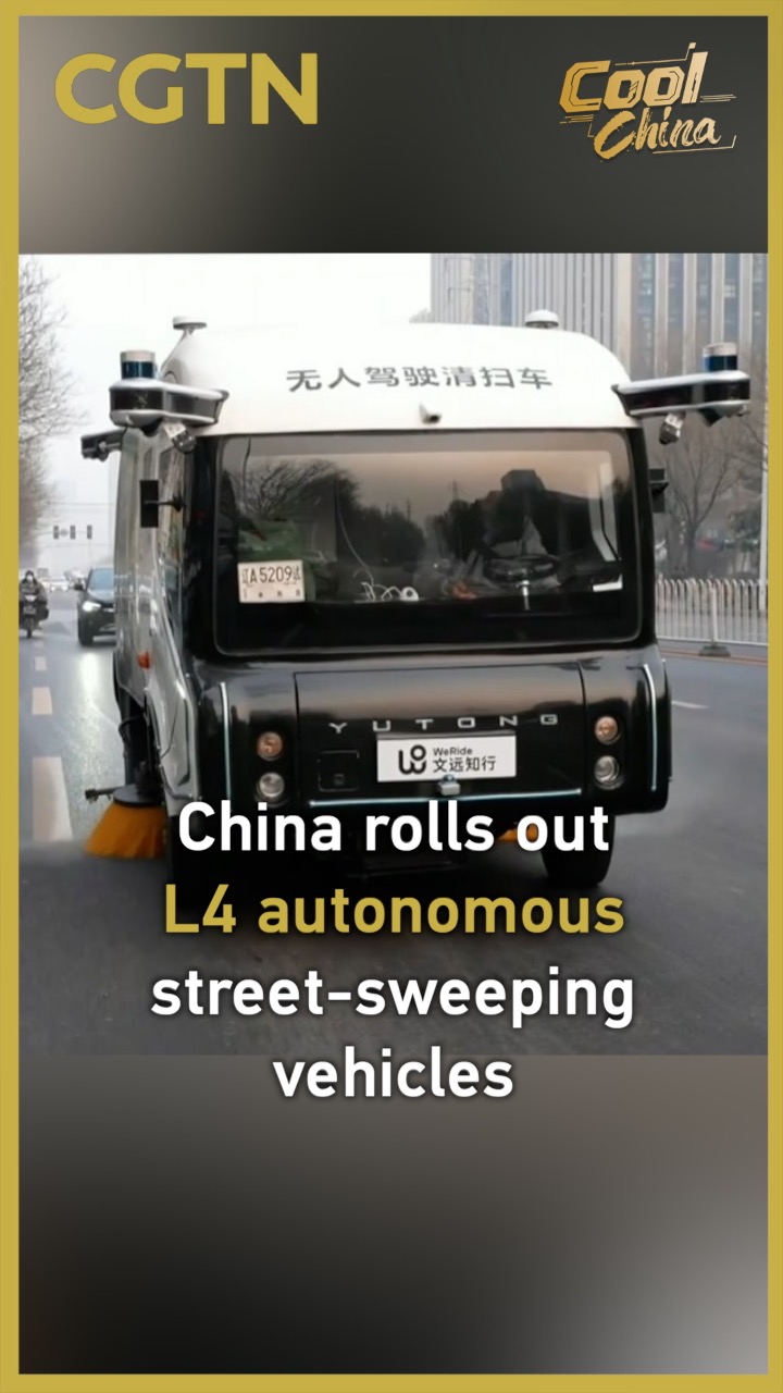 China rolls out L4 autonomous street-sweeping vehicles
