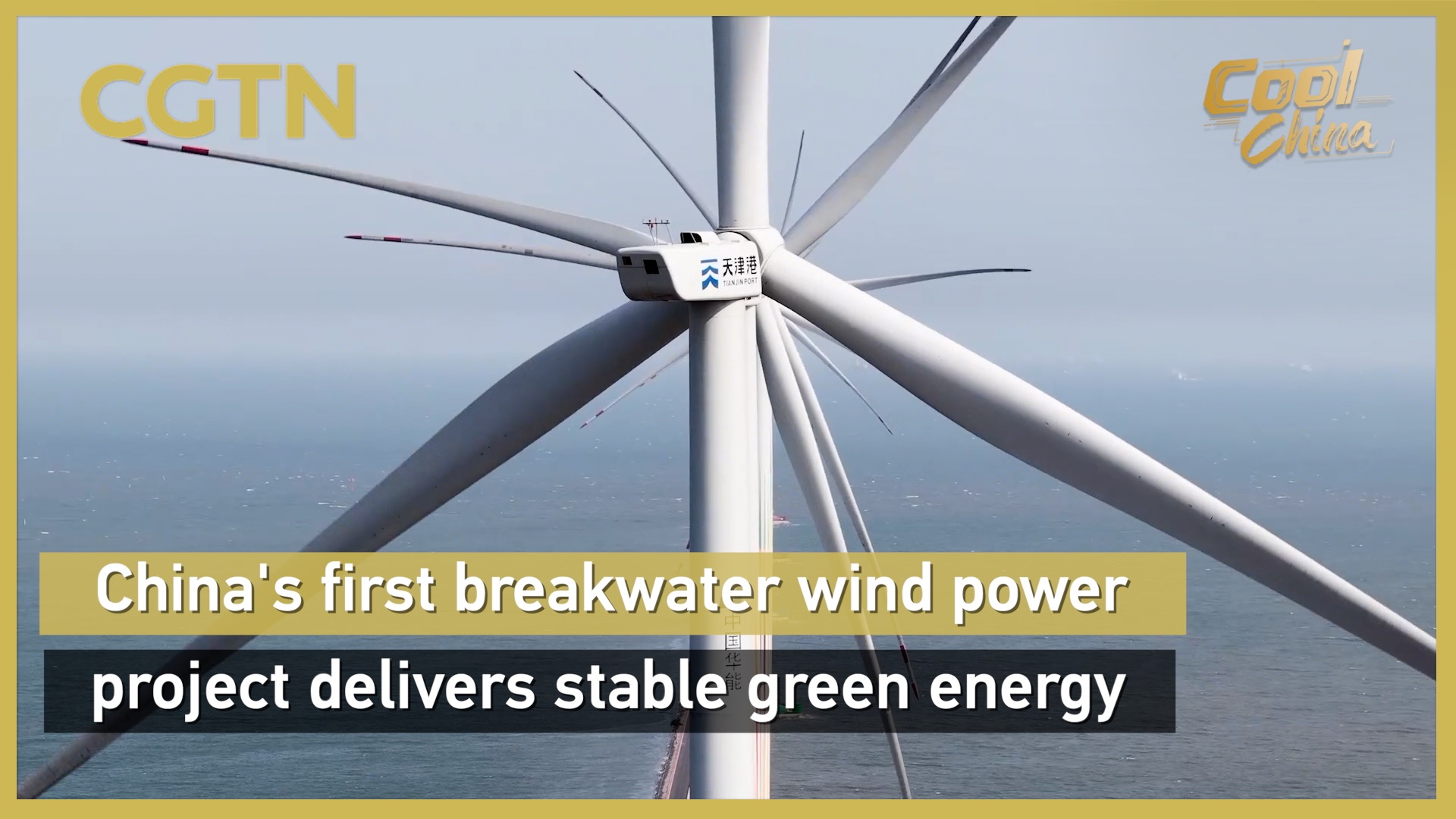 China's 1st breakwater wind power project delivers stable green energy