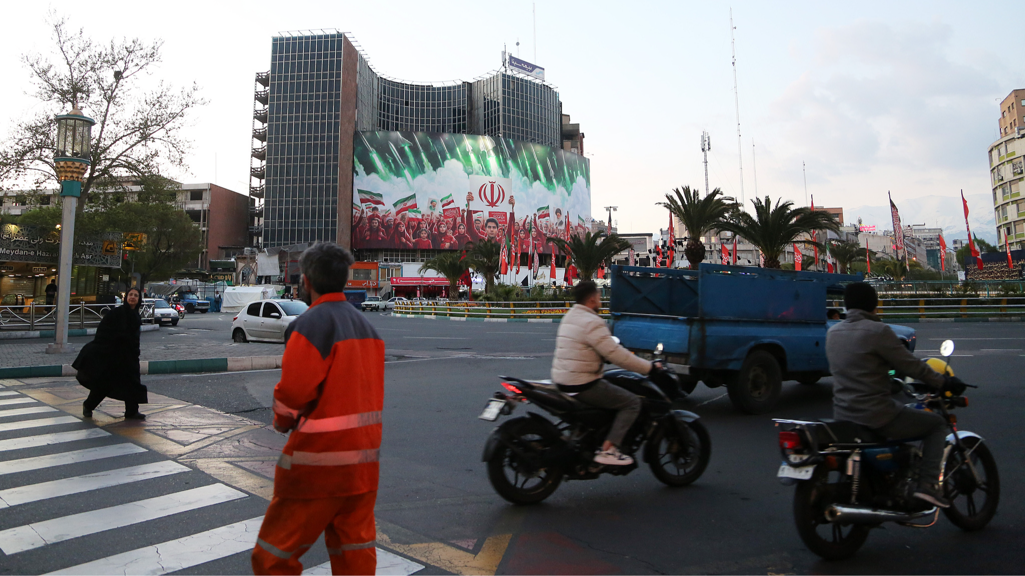 Street view in Tehran, Iran, April 1, 2026. /VCG