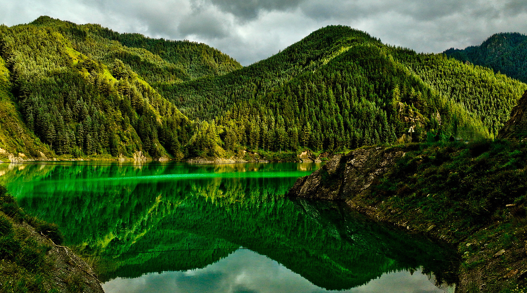 A view of the Qilian Mountain National Park in Minle County, Gansu Province, northwest China, August 8, 2025. /VCG