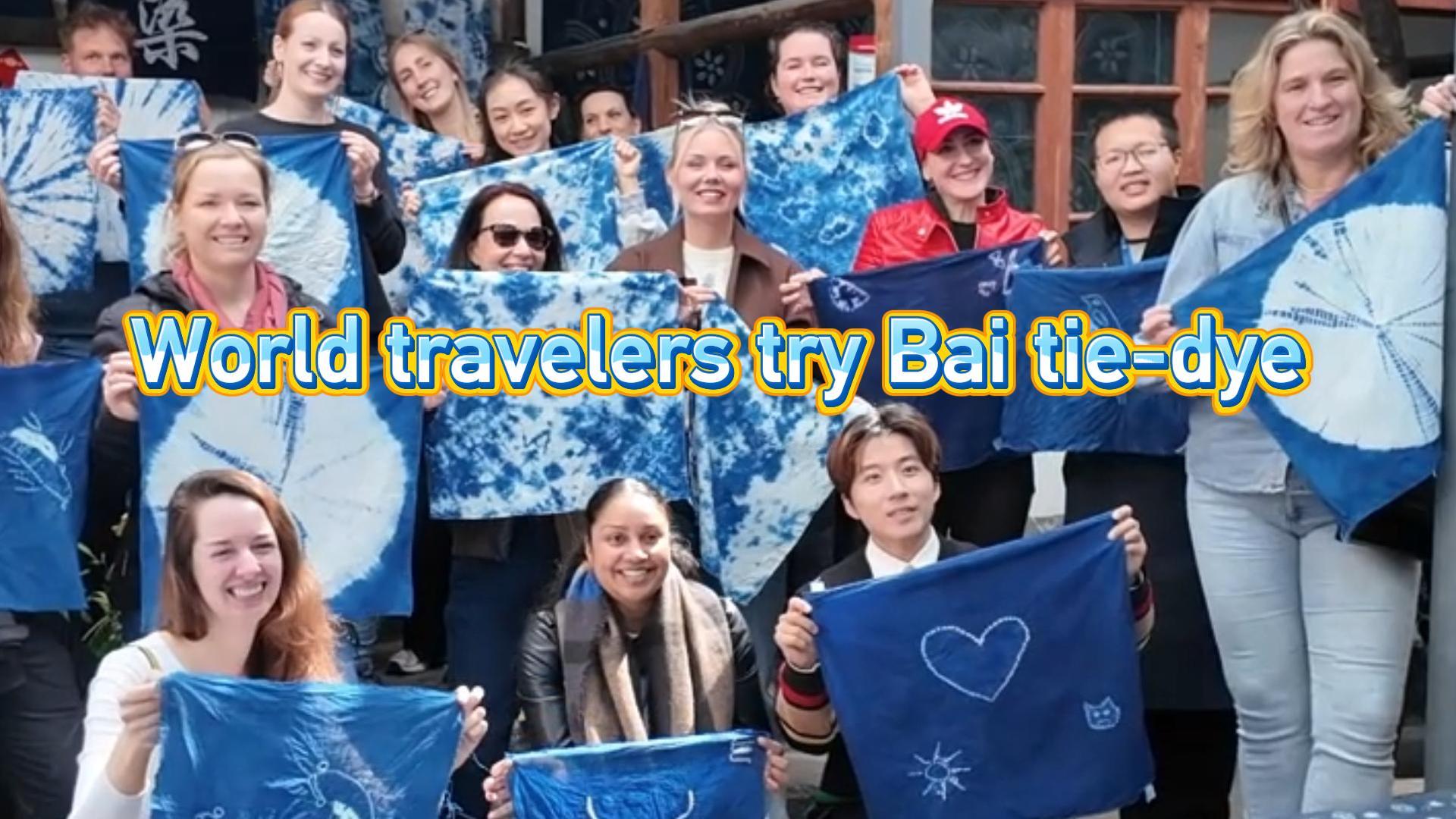 World travelers try Bai tie-dye