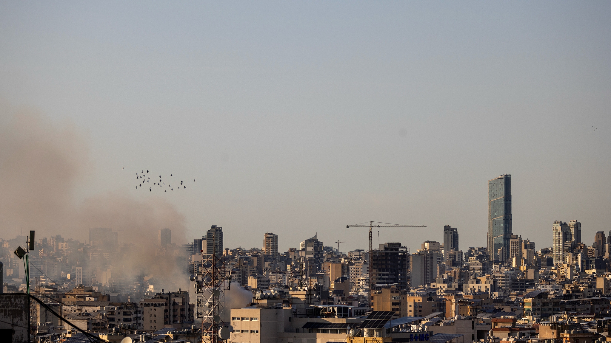 Live view of Beirut skyline