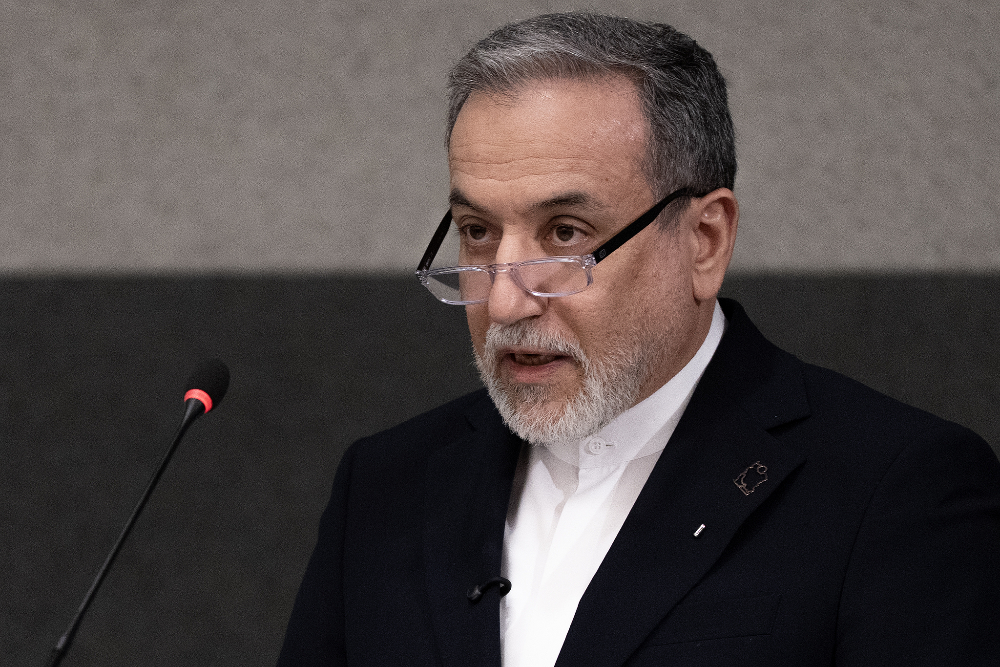 Abbas Araghchi, Minister of Foreign Affairs of the Islamic Republic of Iran speaks at a Conference of Disarmament at a United Nations Headquarters in Geneva, February 17, 2026. /VCG