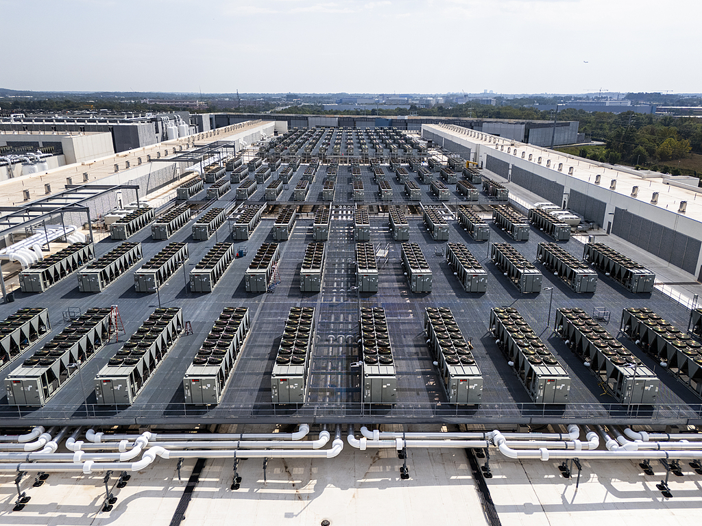 A view of a CloudHQ data center in Virginia, home to more than 650 data centers, September 23, 2025. /VCG