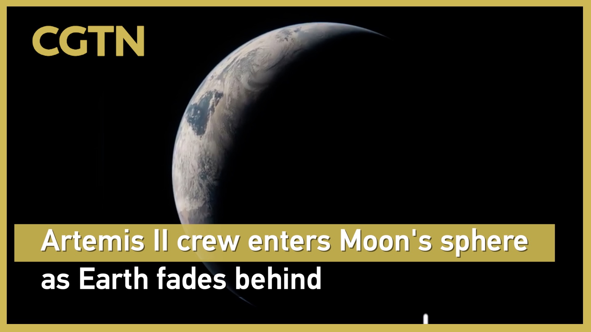 Artemis II crew enters Moon's sphere as Earth fades behind