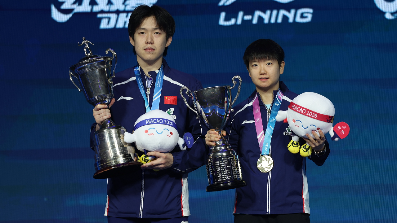 China's Sun, Wang bag women's, men's titles at ITTF World Cup in Macao