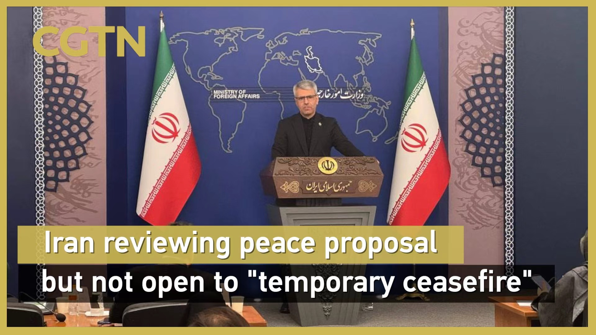 Iran reviewing peace proposal but not open to 'temporary ceasefire'