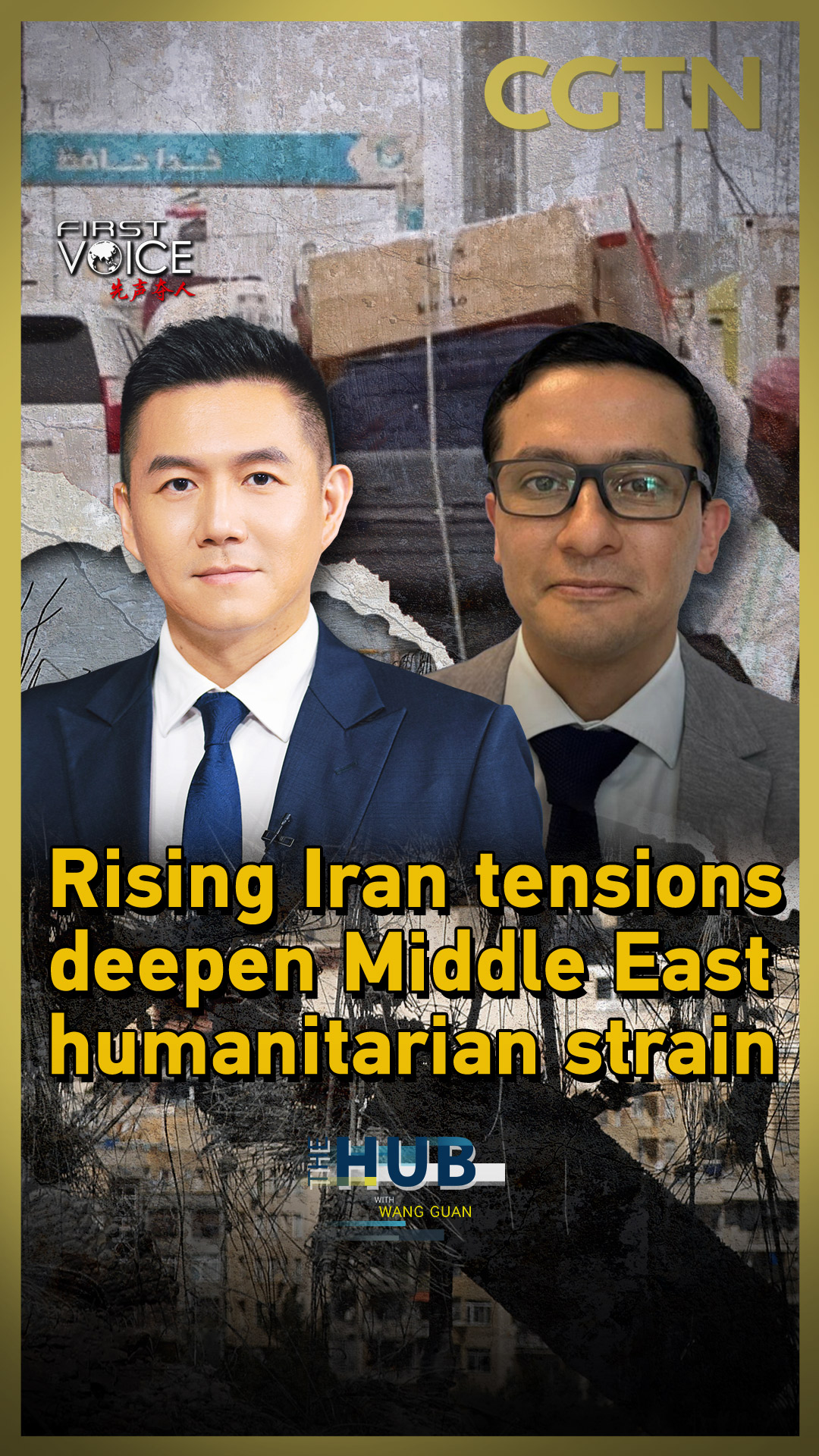 Rising Iran tensions deepen Middle East humanitarian strain