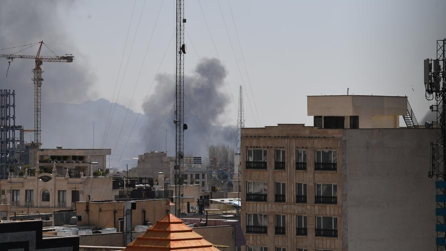 Thick smoke in Tehran, Iran, March 1, 2026. /Xinhua