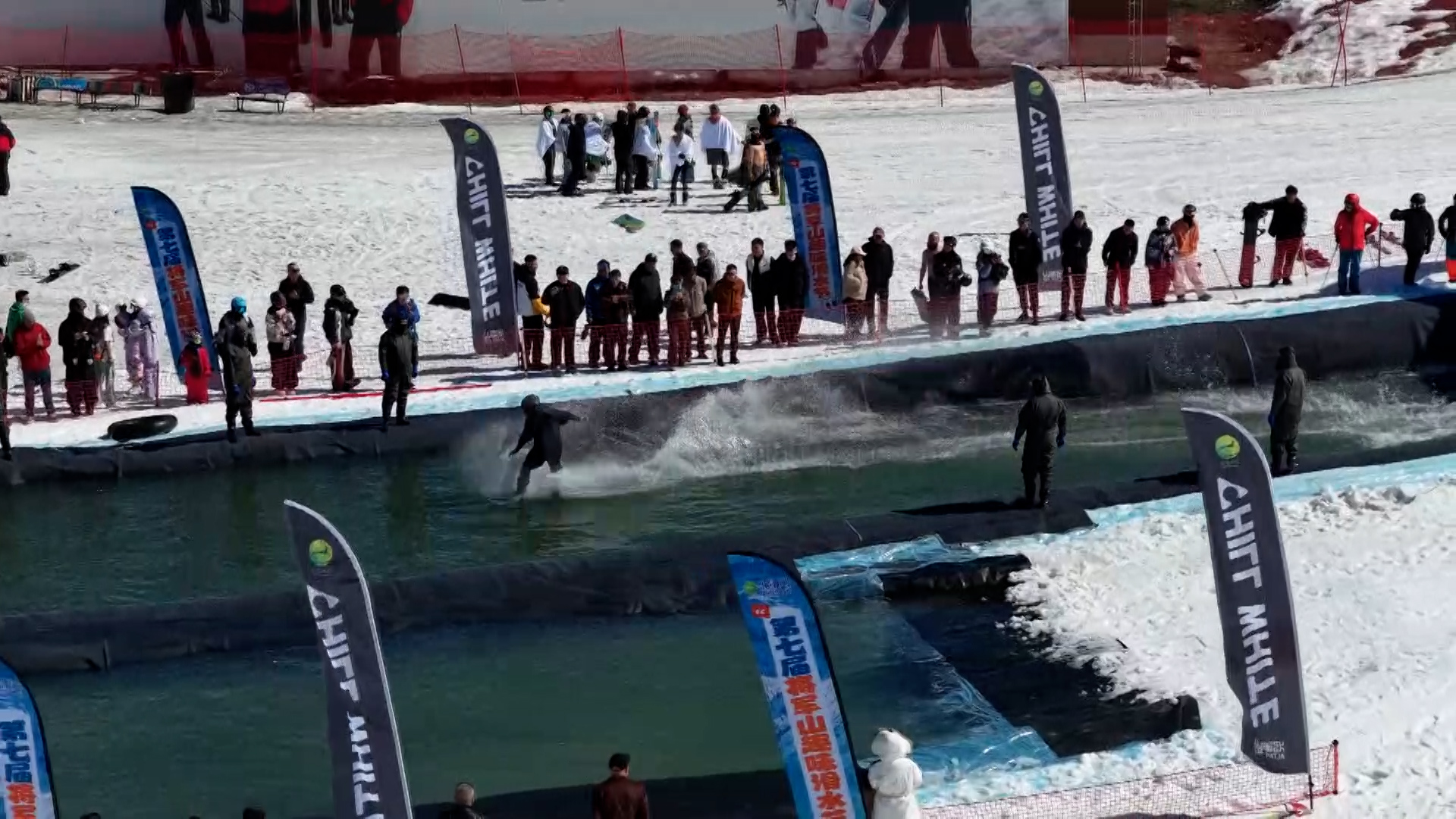 From snow to spray: Altay's water-skiing festival makes a splash