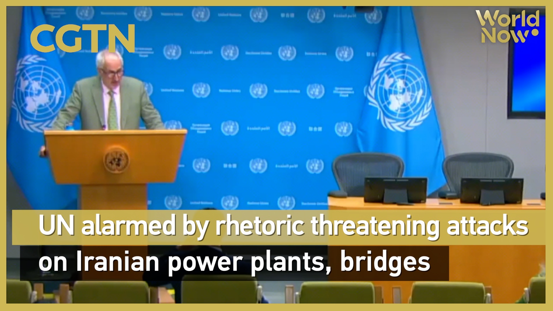 UN raises alarm over threats to Iranian power plants, bridges
