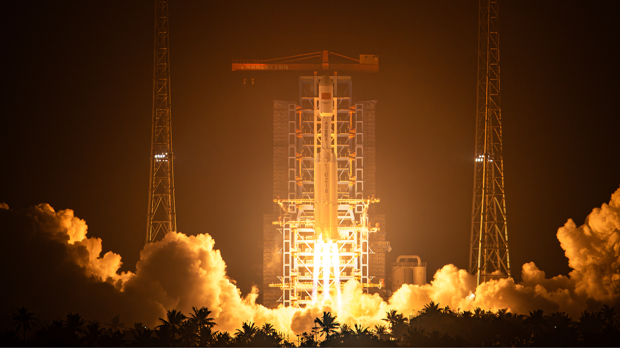 China's Long March-8 rocket launches new internet satellites
