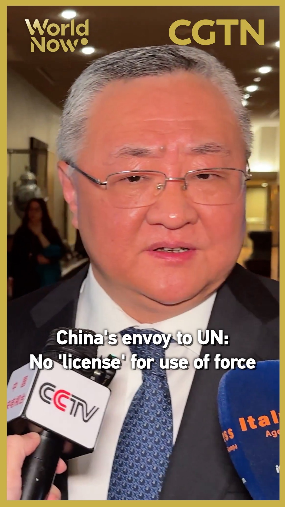 China's envoy to UN: No 'license' for use of force