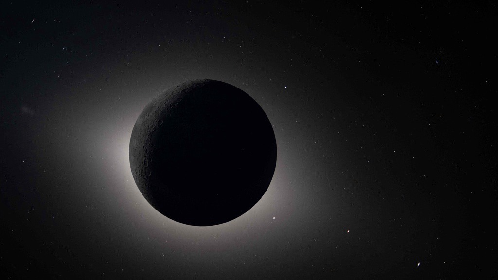 The moon fully eclipsing the sun, as seen from the Orion spacecraft, April 6, 2026. /VCG