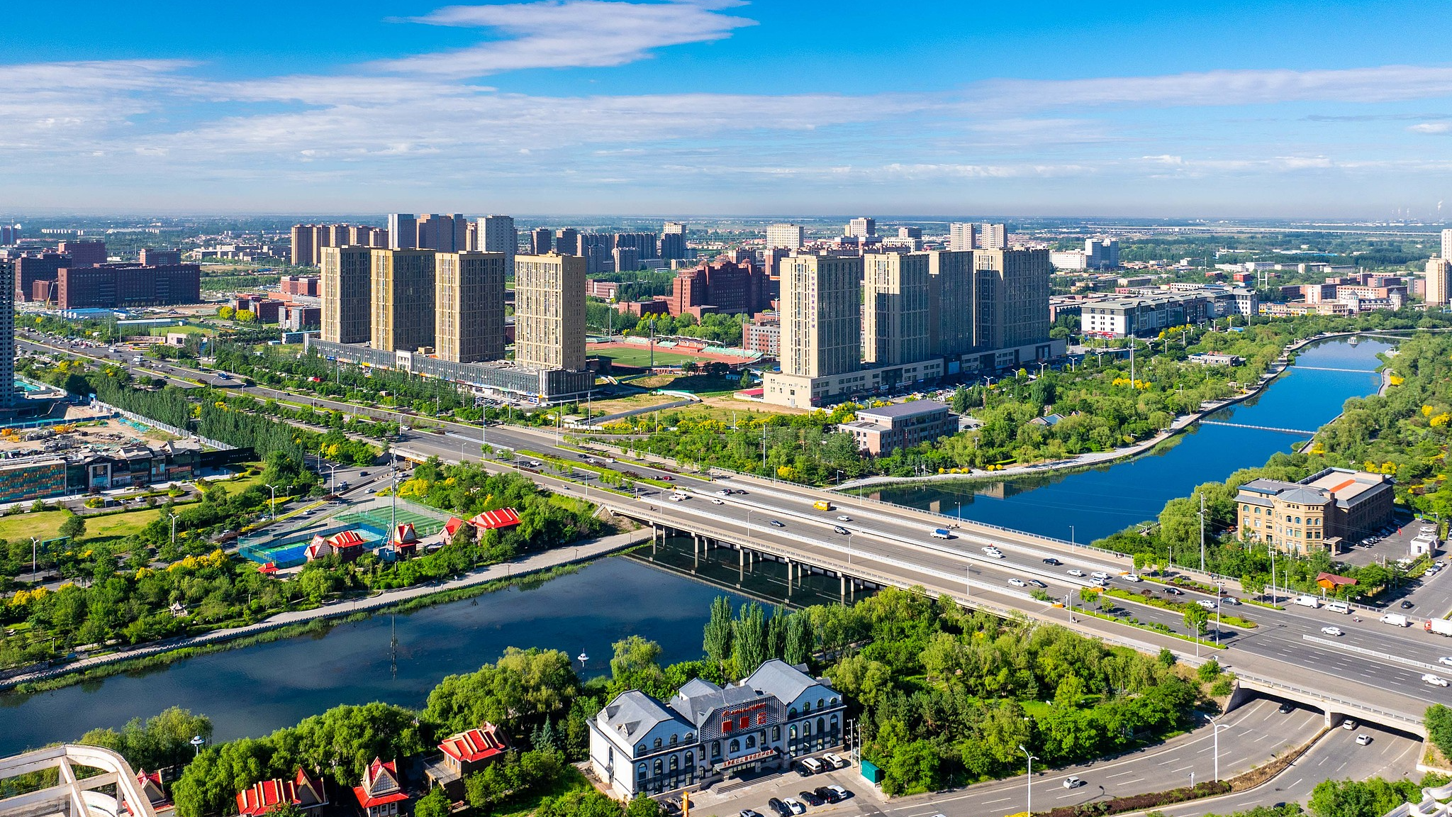 A view of Hohhot, capital of north China's Inner Mongolia Autonomous Region. /VCG