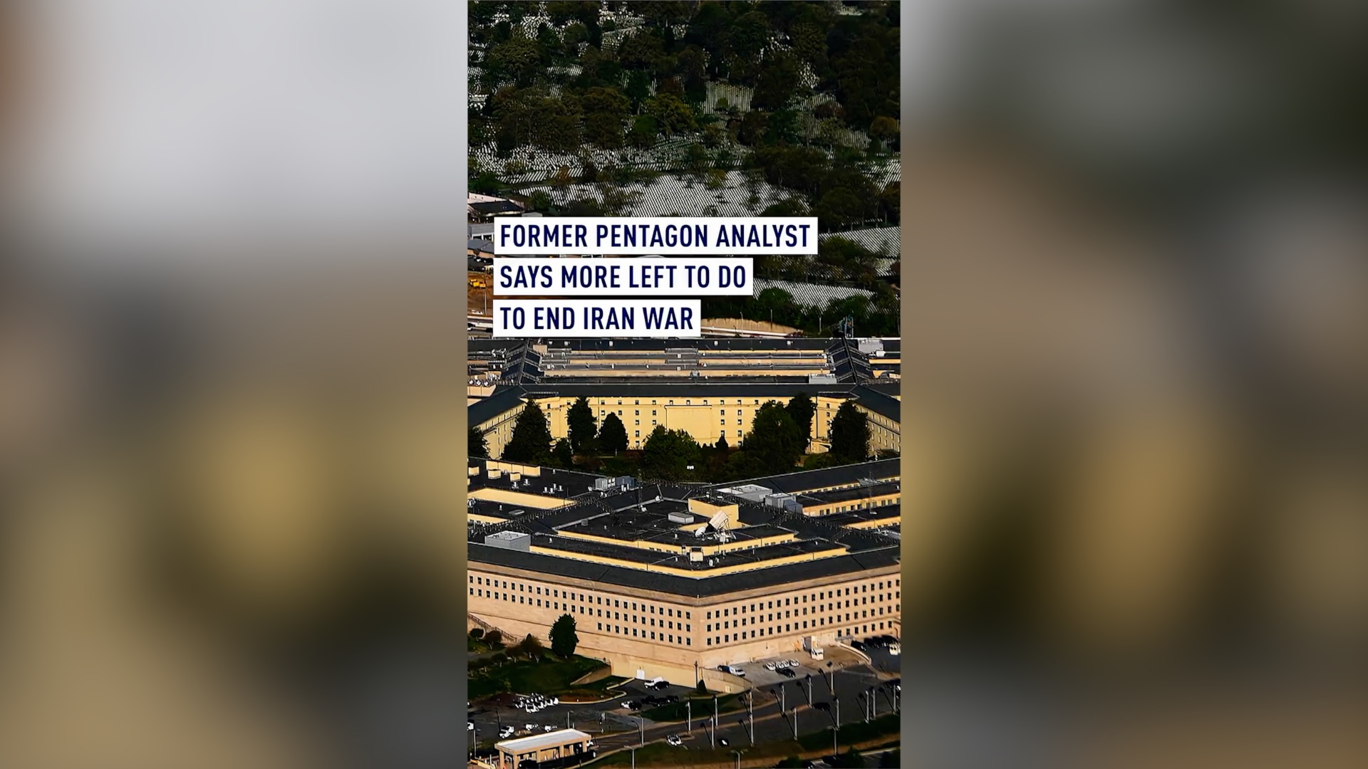Pentagon analyst says more left to do to end the Iran war