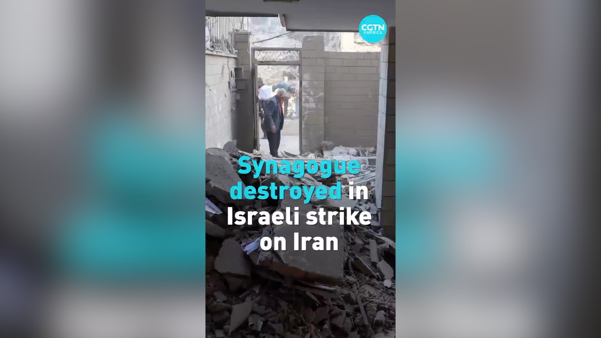 Synagogue destroyed in Israeli strike on Iran