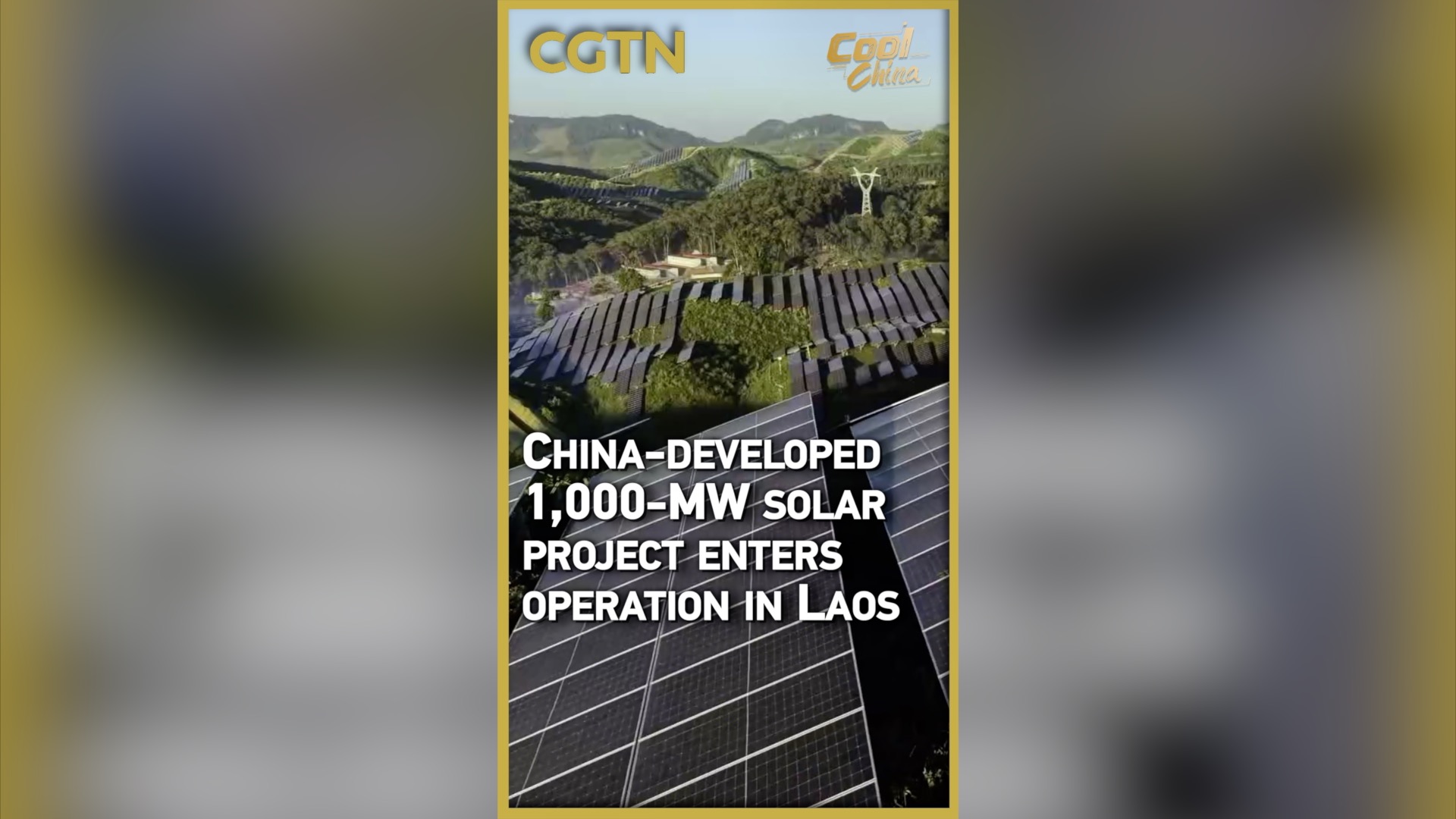 China-developed 1,000-MW solar project enters operation in Laos
