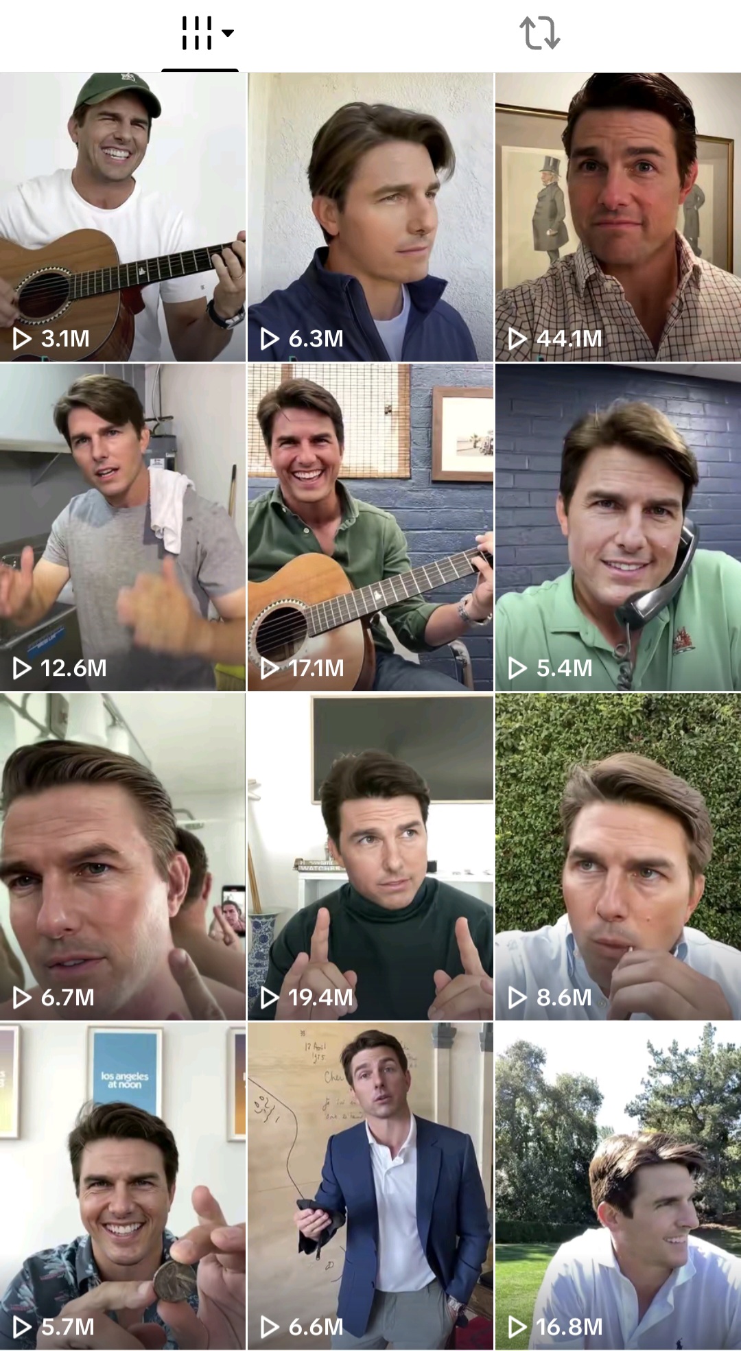 In 2021, uncharacteristic AI-generated videos of Hollywood actor Tom Cruise started popping up on TikTok and went viral on the platform. /@deeptomcruise