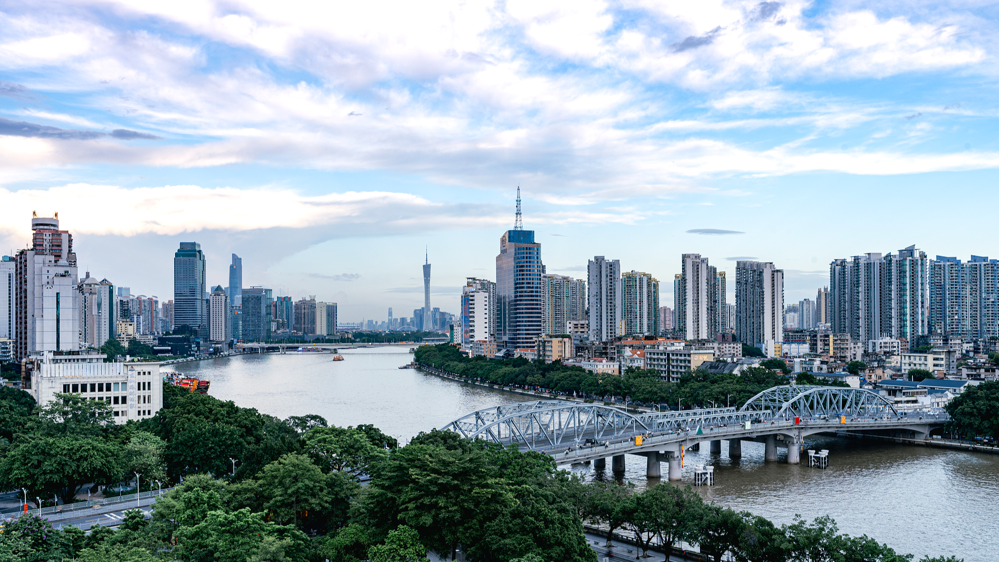 A view of Guangzhou, south China's Guangdong Province. /VCG
