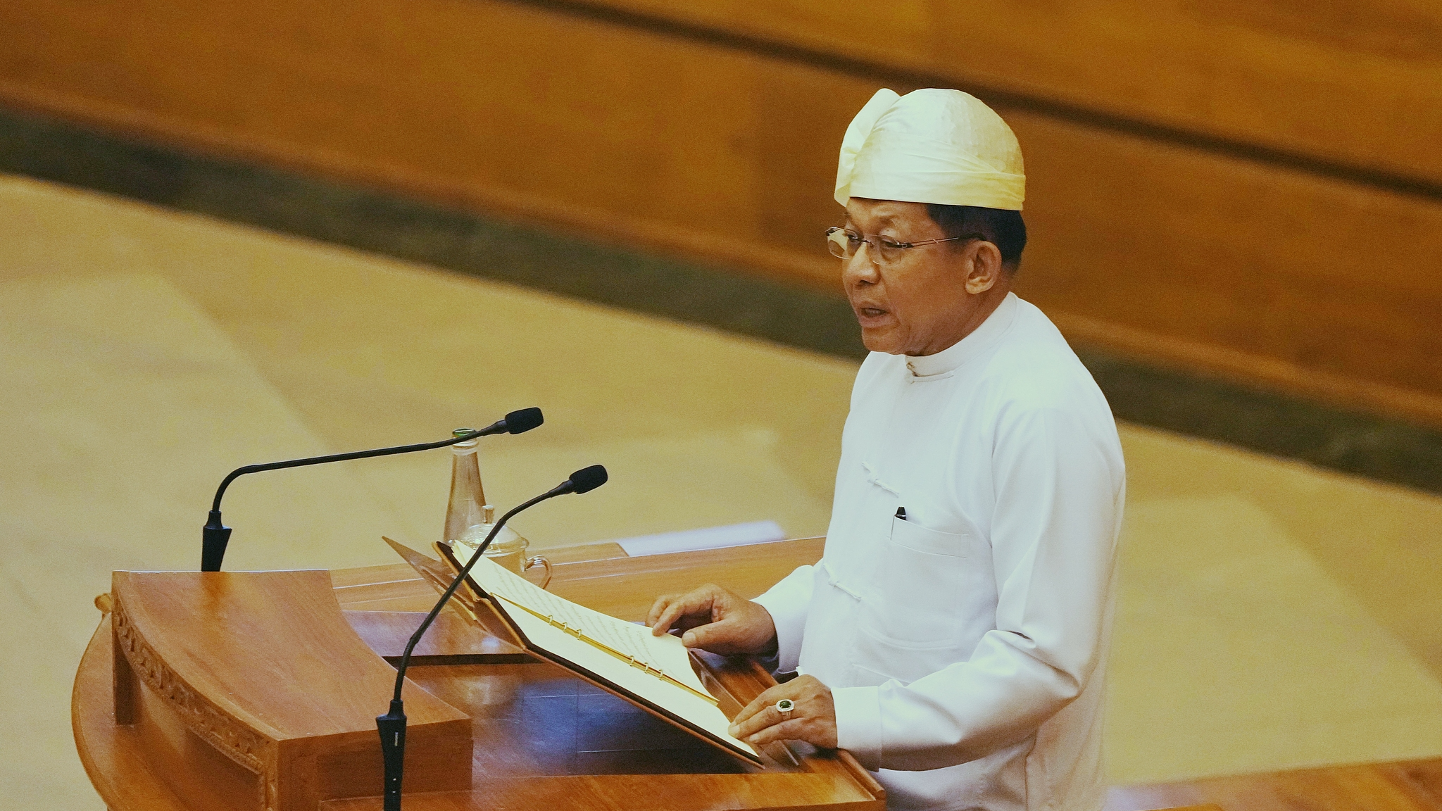 Min Aung Hlaing sworn in as Myanmar's president