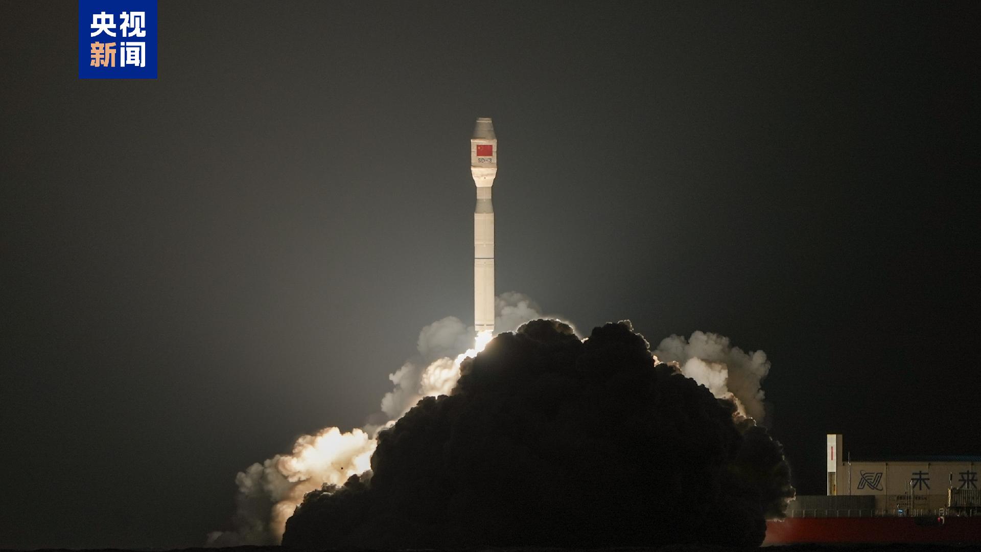 China launches satellite via sea-based commercial rocket