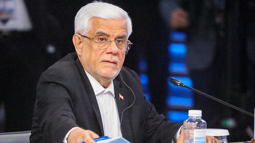 Iran's First Vice President Mohammad-Reza Aref attends the 24th expanded meeting of the SCO Council of Heads of Government at the Russia National Centre, Russia, November 18, 2025. /VCG