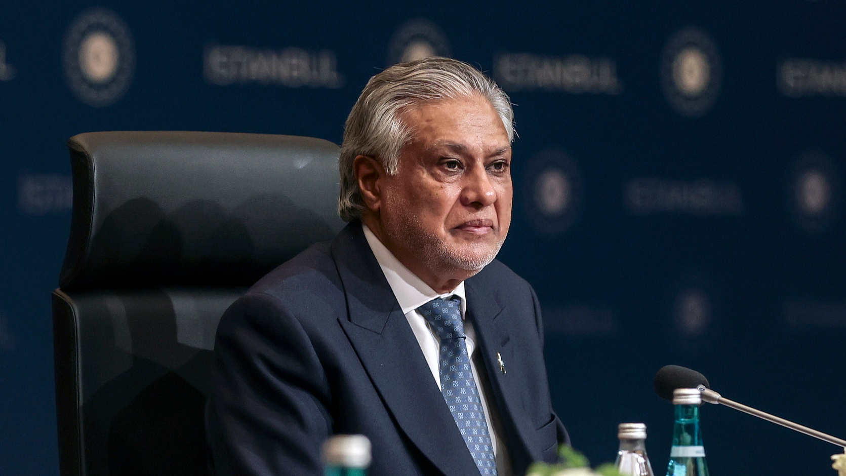 File photo of Pakistan's Deputy Prime Minister and Foreign Minister Mohammad Ishaq Dar. /VCG